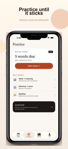 English Word of the Day iPhone screenshot