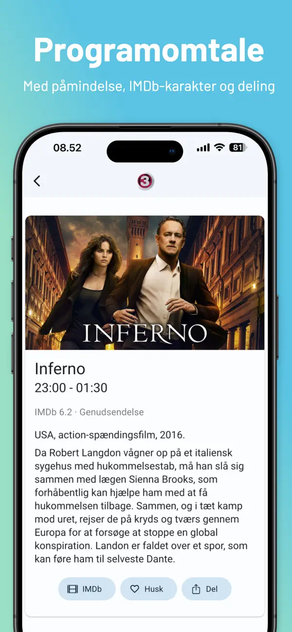 Screenshot #3 pour Tvtjek - Dansk TV-Guide