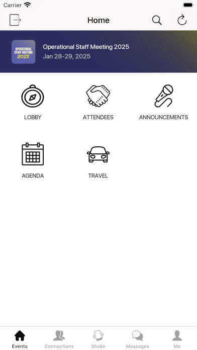 Life.Church Staff Events Screenshot
