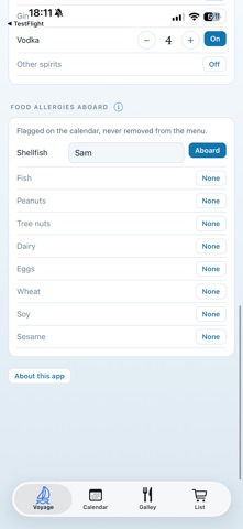 App screenshot