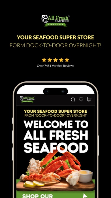 All Fresh Seafood Screenshot