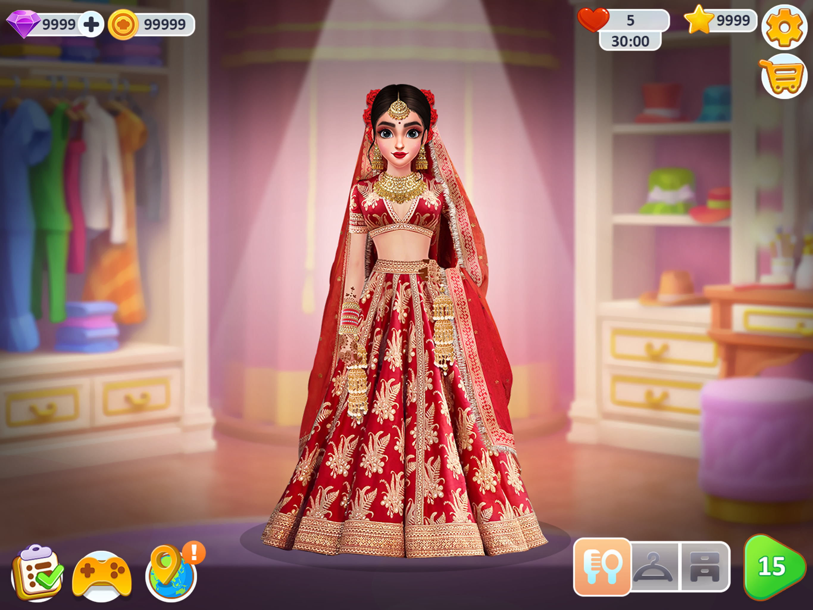 Indian Style: Cook & Dress Up screenshot 8