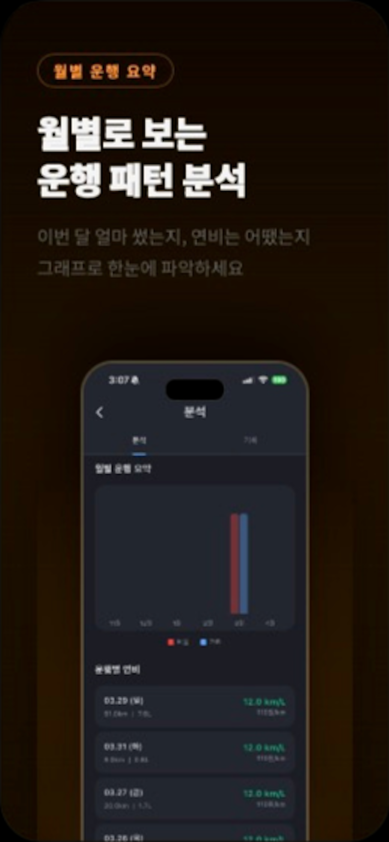 오늘 얼마 탔지?
