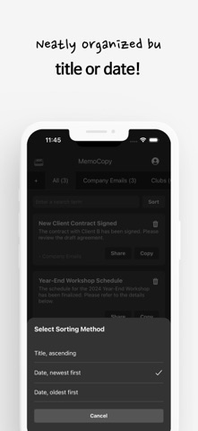 MemoCopy - Fast Copy, Sync Screenshot 6 of 6