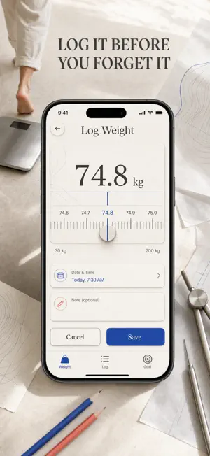 Weight Log: Daily Weigh In screenshot 3