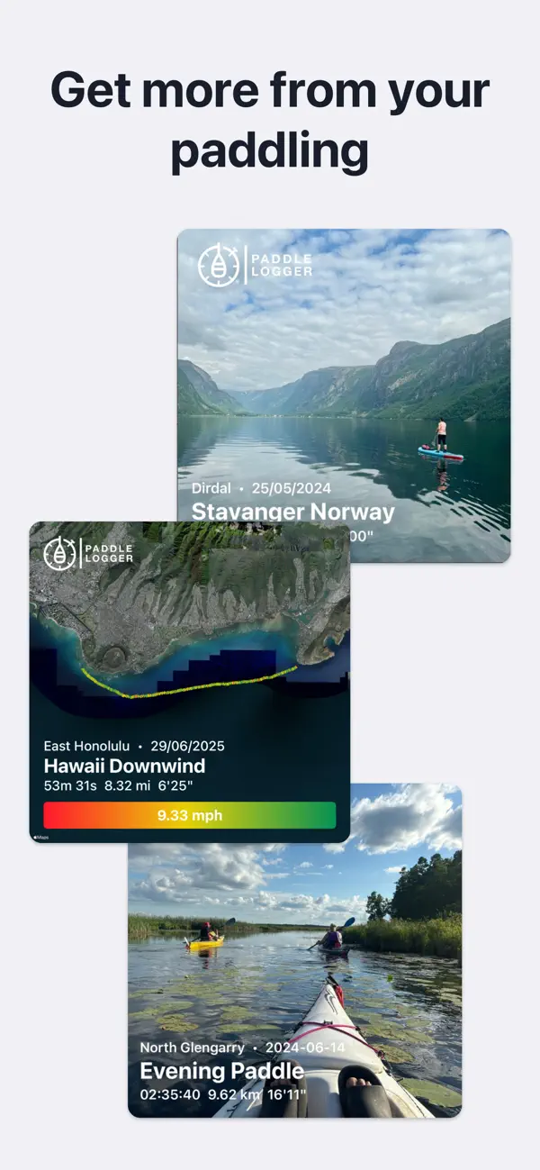 Paddle Logger: SUP & Kayaking Screenshot 2