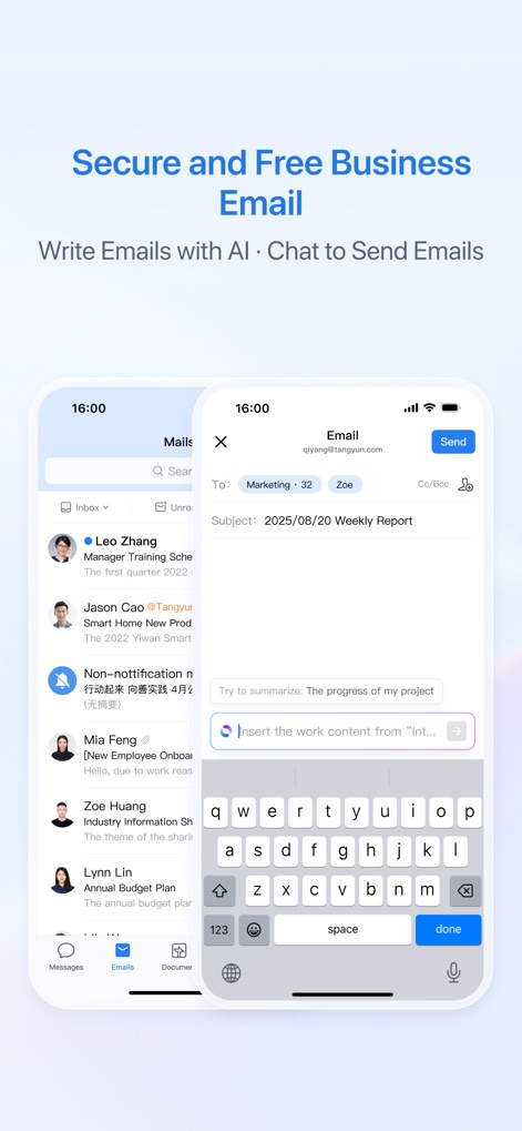 WeCom-Work Communication&Tools - Intelligent Email Composer