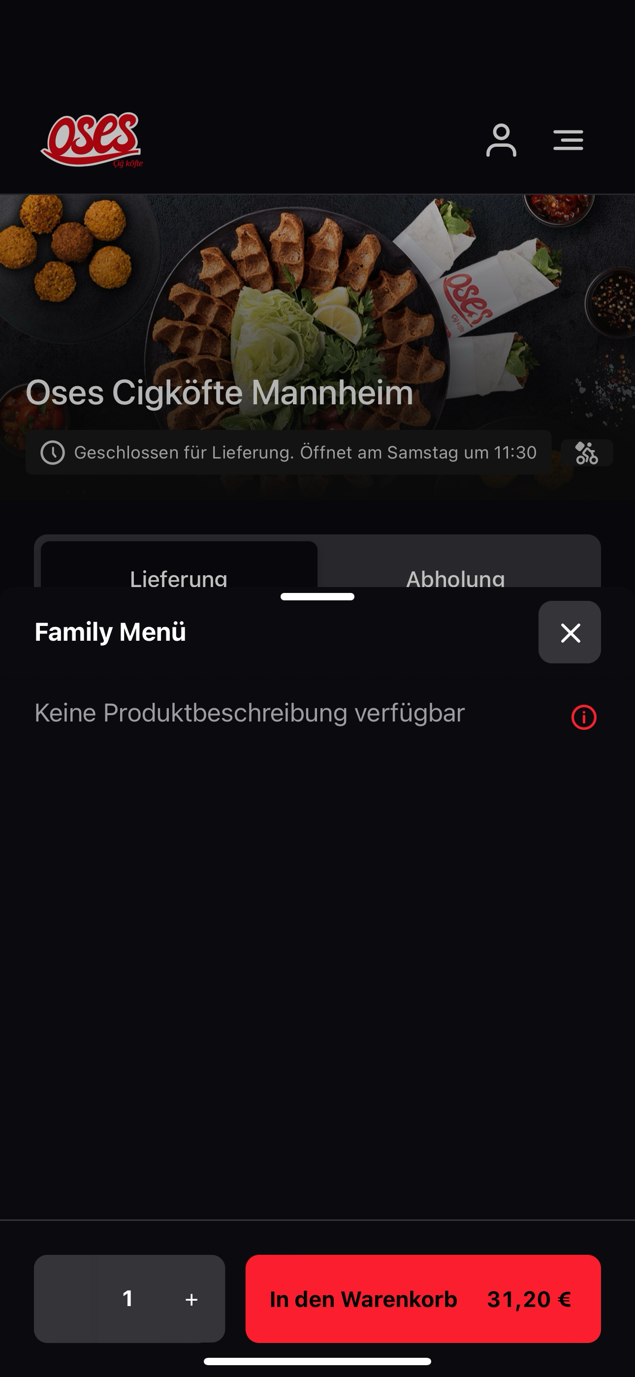 Oses Cigköfte