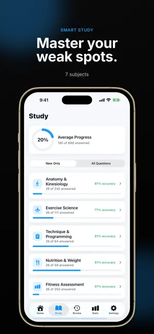 Personal Trainer Prep: Test screenshot 4
