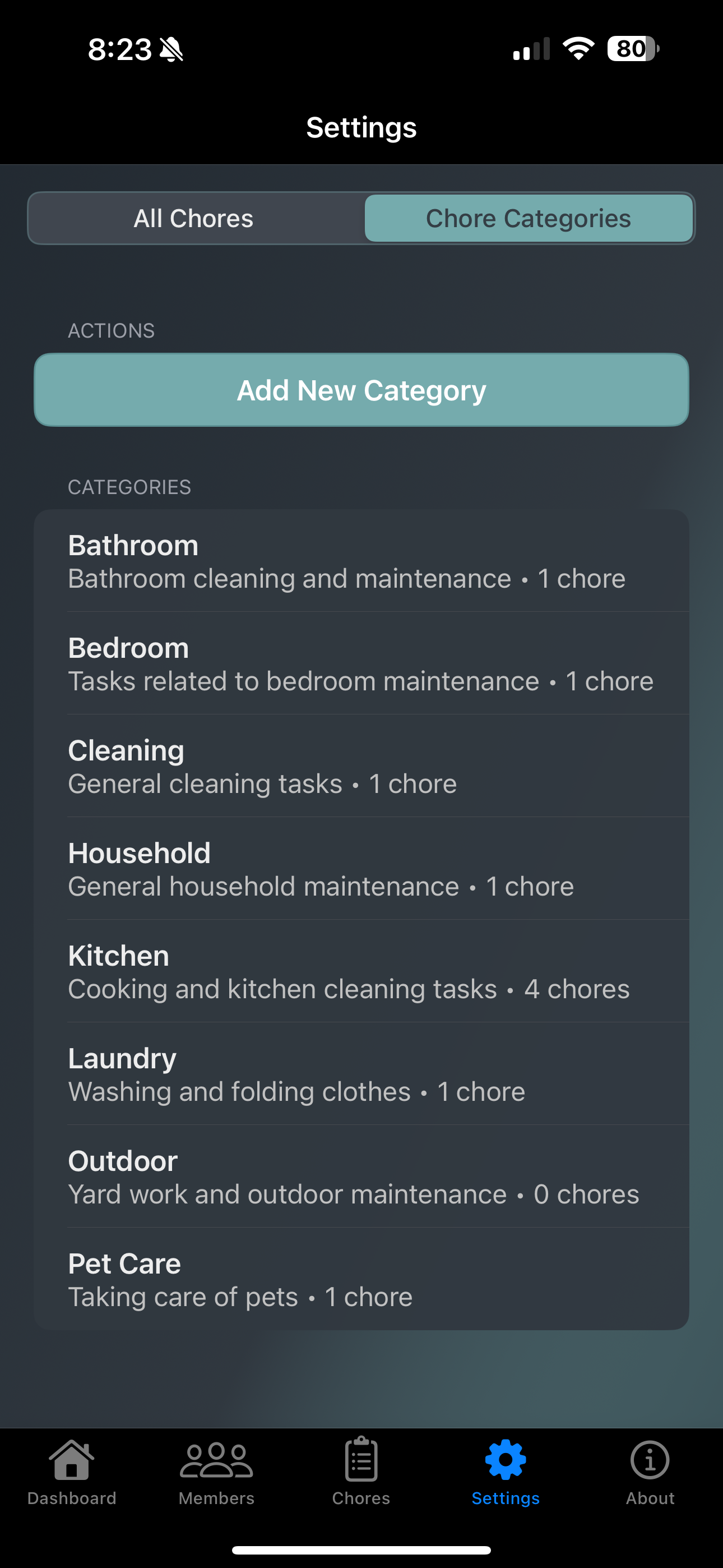 Chores Leader