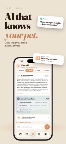 PawsDoc - Pet Health Passport iPhone screenshot