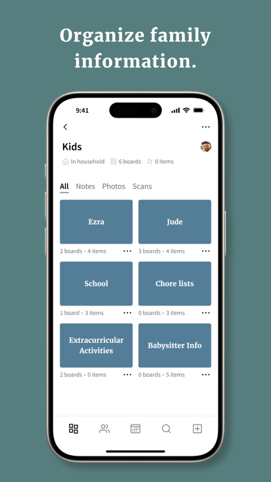 Pixie Family Organizer Screenshot