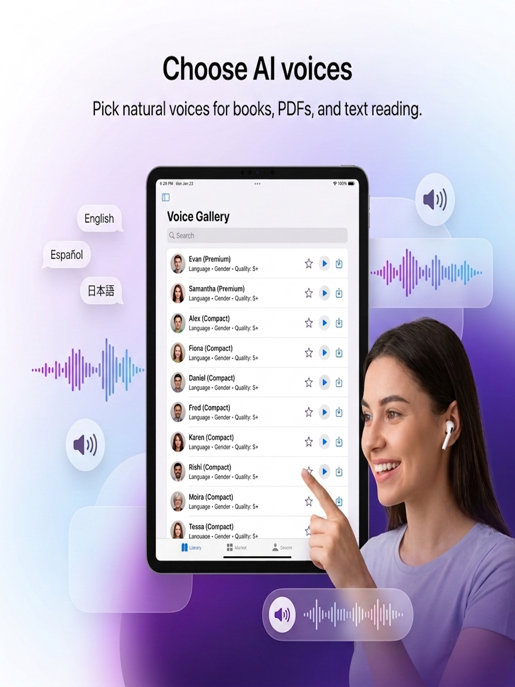 Voice Reader: Books + PDF screenshot 11