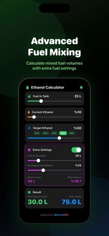 Ethanol Calculator - E85 Fuel Screenshot 2 of 3