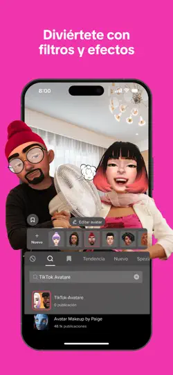 Captura de pantalla de TikTok Pro en iPhone 5