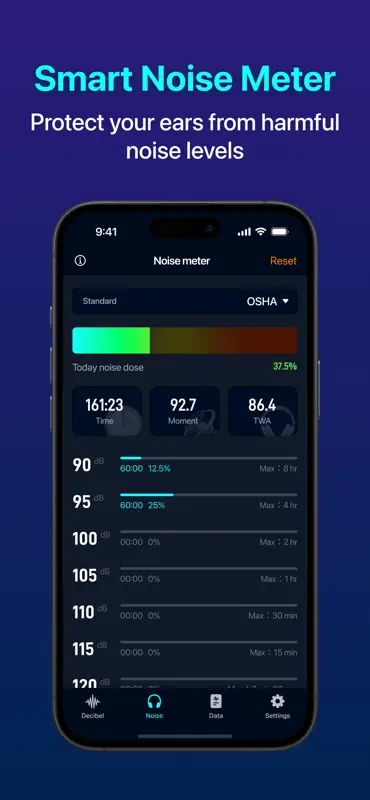 Decibel: dB Sound Meter screenshot 3 of 7