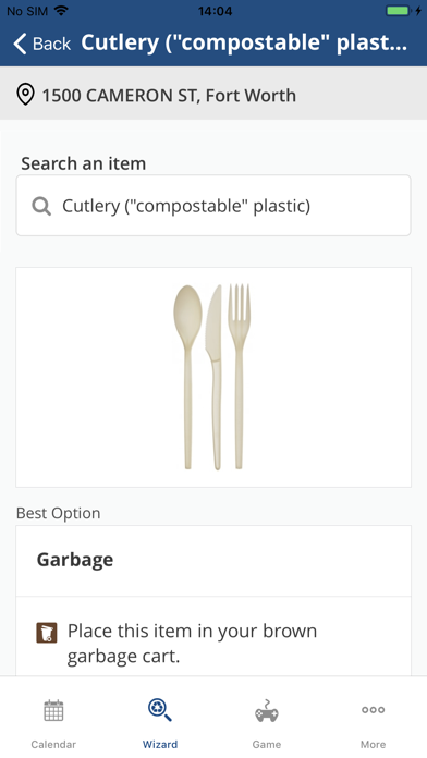Fort Worth Garbage & Recycling Screenshot