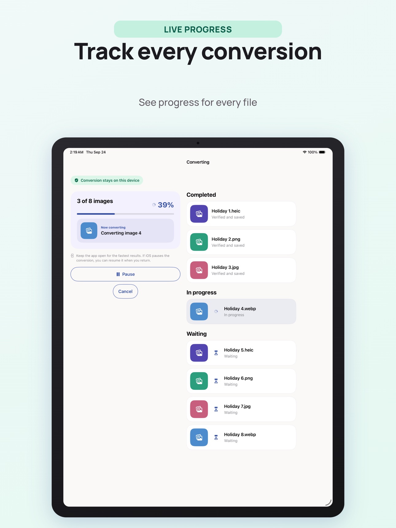 Screenshot 8 of Image Converter — HEIC to JPG
