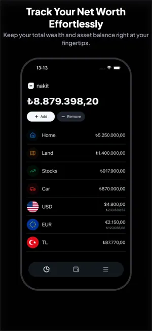 Nakit — Asset Tracker screenshot 1