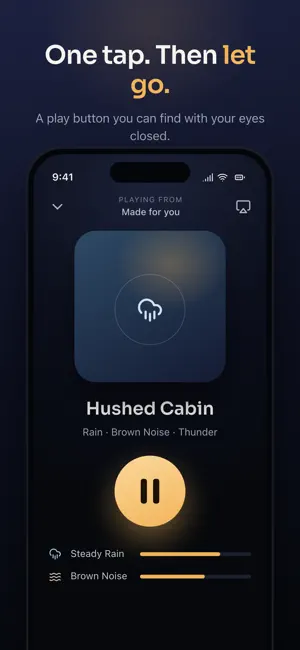 Lull: Sleep Sounds, Rain, Fan screenshot 2