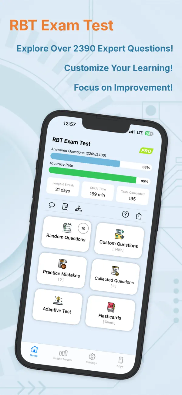 Screenshot #1 pour RBT Exam Test