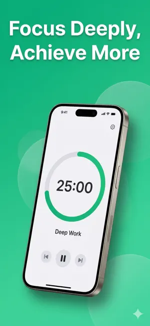 Focus Timer - Pomodoro & Study screenshot 1