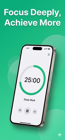 Focus Timer - Pomodoro & Study Screenshot 1 of 6