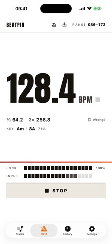 Beatpin – Live BPM Counter screenshot