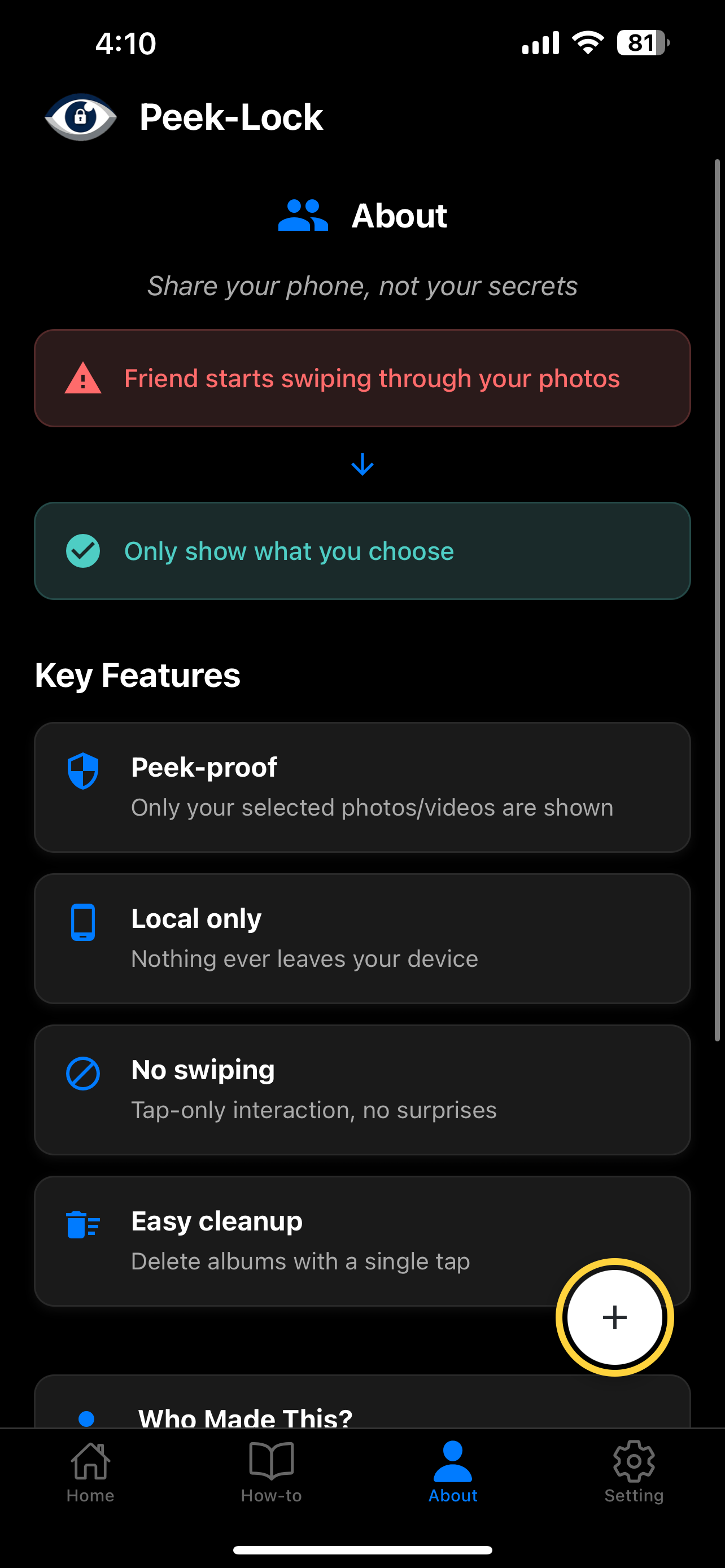 Peek Lock screenshot 6