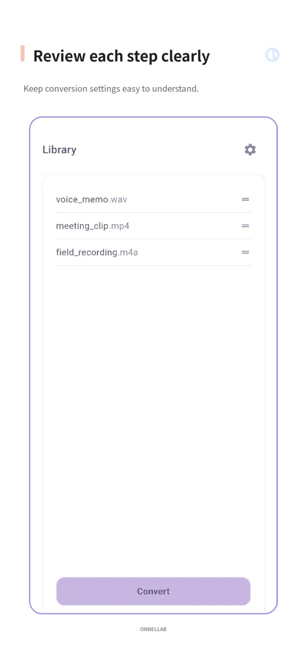 Screenshot #2 pour Quivra – MP3 Media Converter