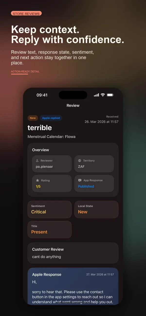 Screenshot #3 pour Store Reviews Inbox