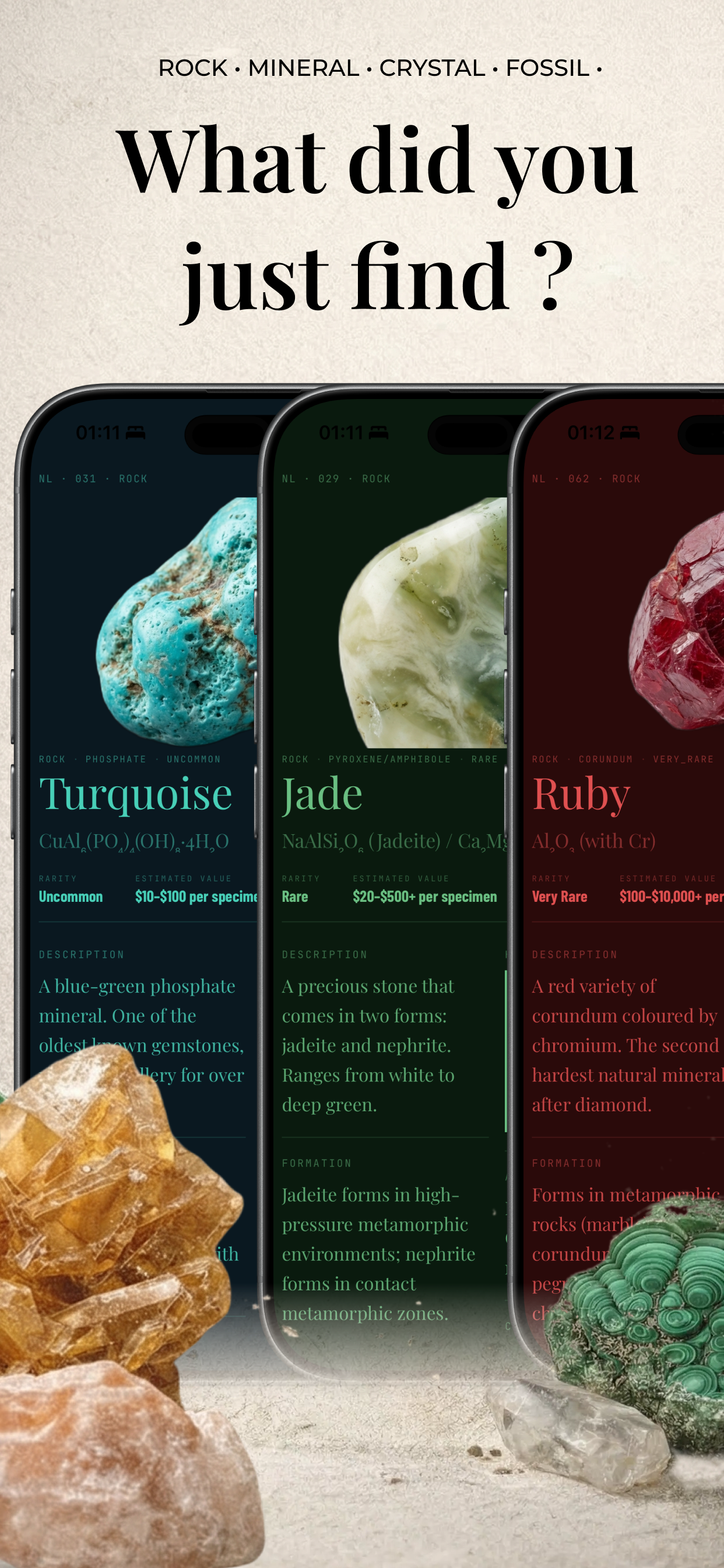 Rock Identifier: Crystal & Gem