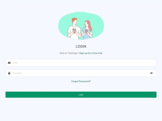 Telelingo Phone Call Translate iPad screenshot 1 - Utilities app