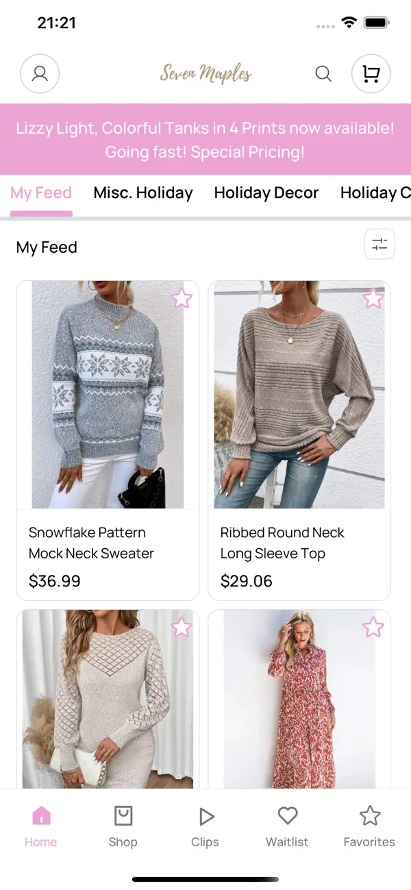 Screenshot #1 pour Seven Maples Boutique
