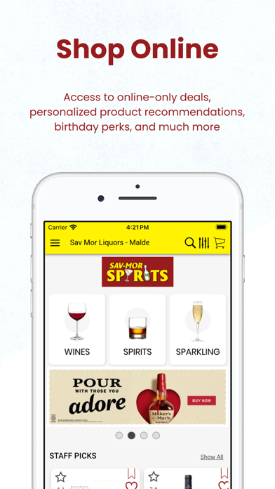 Sav-Mor Spirits Screenshot 1 - AppWisp.com Sav-Mor Spirits Screenshot 1 - AppWisp.com