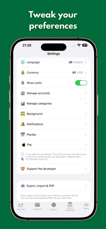 BalanceTrackr screenshot 8 of 8