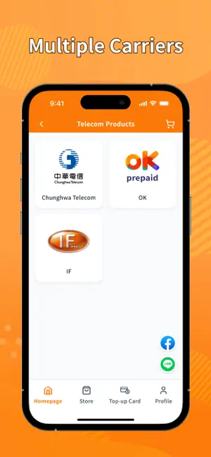 Callshop iPhone screenshot 2