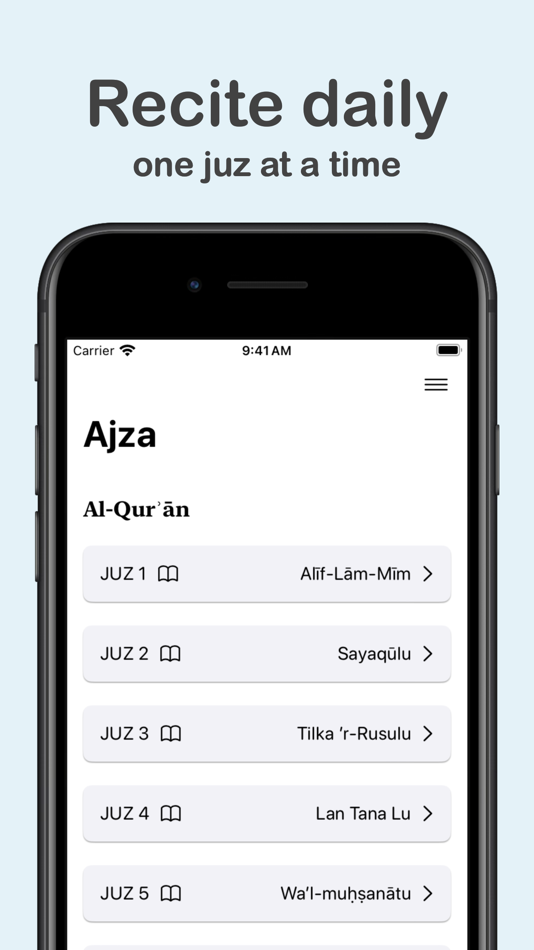 #1. Quran & Dua: Ajza (iOS) 由: Purely Apps Inc.