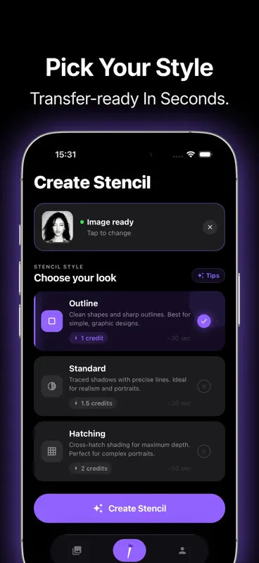 Stentoo - Tattoo Stencil Maker screenshot 2 of 5