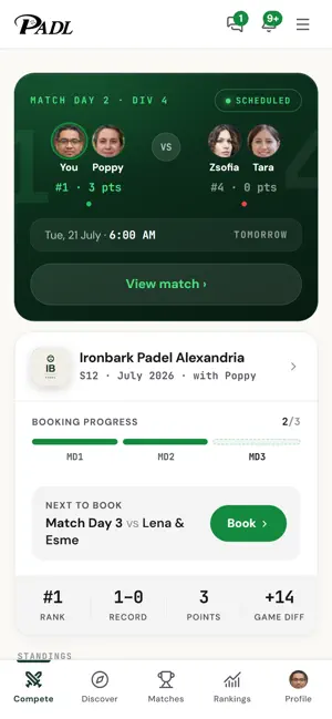 PADL: Compete, Coach, Connect screenshot 2
