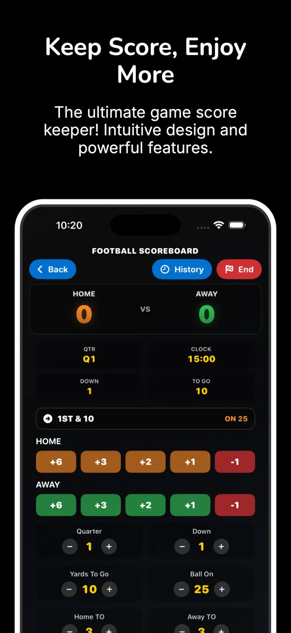 Screenshot #1 pour Universal Score Keeper