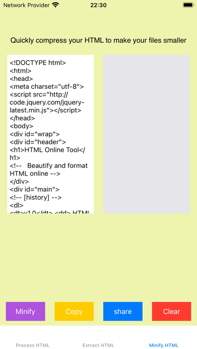 Screenshot #1 pour HtmlProcessorHelper