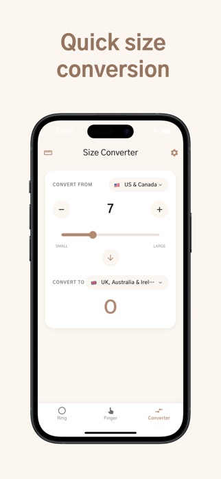 Ring Sizer : Ring size measure Screenshot 3 of 5