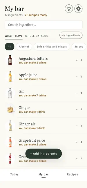 coctl - Cocktails & Wine screenshot 3