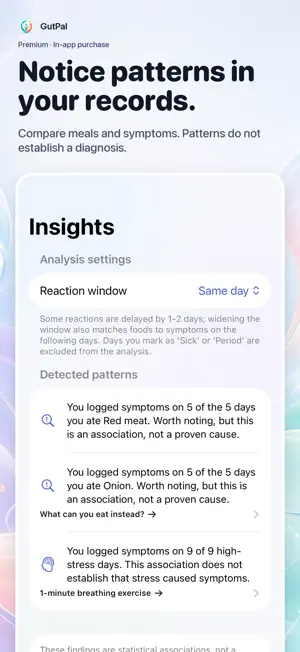 GutPal: Low FODMAP & IBS screenshot 4