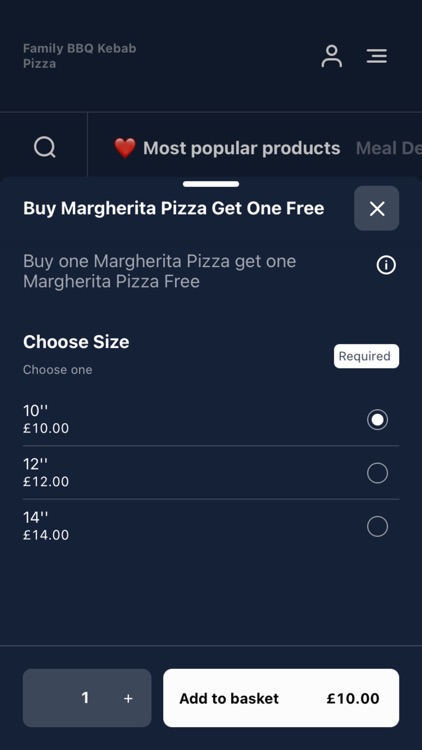 Family BBQ Kebab Pizza screenshot-3