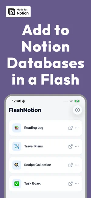 FlashNotion - Fast Entry screenshot 1