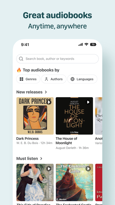 Plover: Unlimited Audiobooks Screenshot
