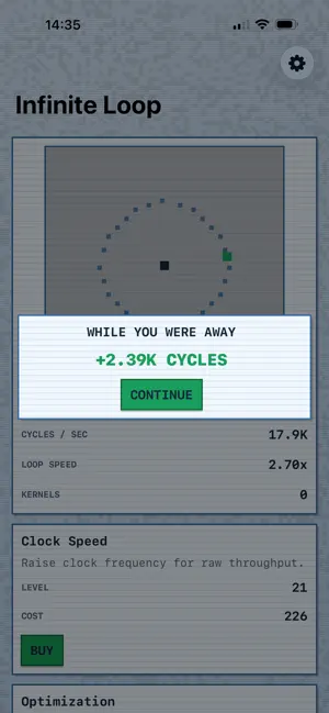 Infinite Loop: Idle Game screenshot 2