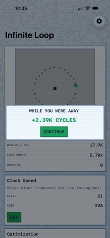 Infinite Loop: Idle Game Screenshot 2 of 2